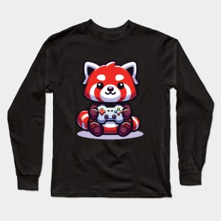 Raccon Game Lover Long Sleeve T-Shirt